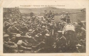 Theater of war ww1 - A break behind the battle front in enemy territory 1915