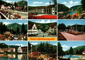 VINTAGE CONTINENTAL SIZE POSTCARD BAD LIEBENZELL GERMANY