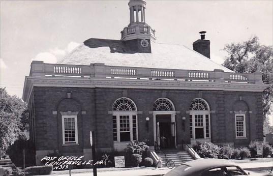 Post Office Centerville Iowa Real Photo