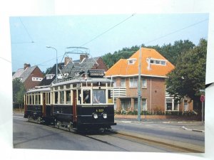 1913 Tram on the Nieboerweg Den Haag Netherlands The Hague Vintage Postcard 1989