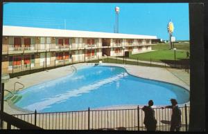 Postcard Unused Sunburst Motel Blue Springs MO LB