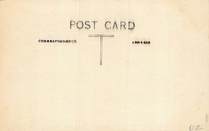 Moose Jaw Canada Main Street Storefronts Horse & Wagons Trolley Car RPPC