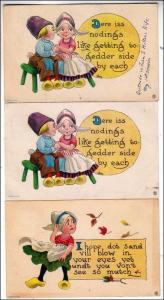 3 - Dutch Humor (2 Artist Signed: Bernhardt Wall)