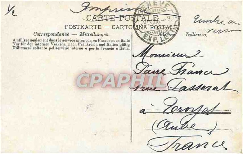 Old Postcard Chillon