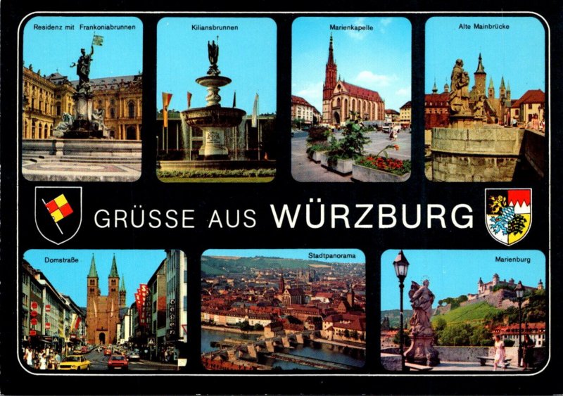 Germany Gruesse Aus Wuerzburg Multi View