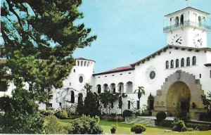 Santa Barbara County California Courthouse Spanish Design Inner Court