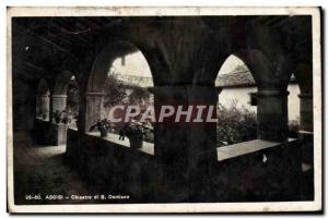 Postcard Old Chiostro di Assisi s Damiano