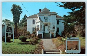 MONTEREY, California KELLER & SCOTT ANTIQUES ~ 361 Lighthouse c1950s Postcard