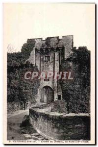 Clisson - Entree du Chateau - Old Postcard