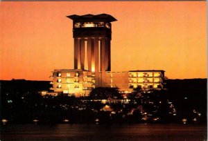 Aswan, Egypt  ASWAN OBEROI HOTEL Night Lights  ELPHANTINE ISLAND  4X6  Postcard