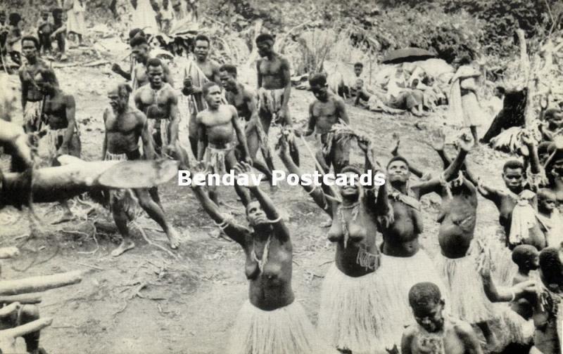 new hebrides, Vanuatu, Pentecost Island, Nude Women Dancing Last Jump (1950s) 2