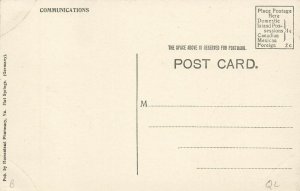 West Hill VA Hot Springs Panoramic View Postcard 