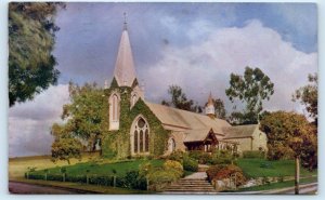 CHULA VISTA, CA California ~  CHAPEL of the ROSES 1948 San Diego County Postcard