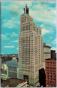 1964 First National Bank Saint Paul Minnesota MN Skyscraper Posted Postcard
