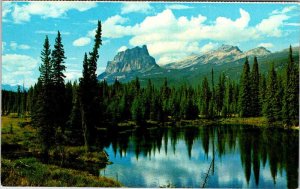 Postcard MOUNTAIN SCENE Banff Alberta AB AK2477