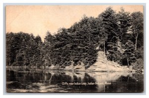 Indian Leap Cliffs Indian Orchard Massachusetts MA UNP Rotograph UDB Postcard U1