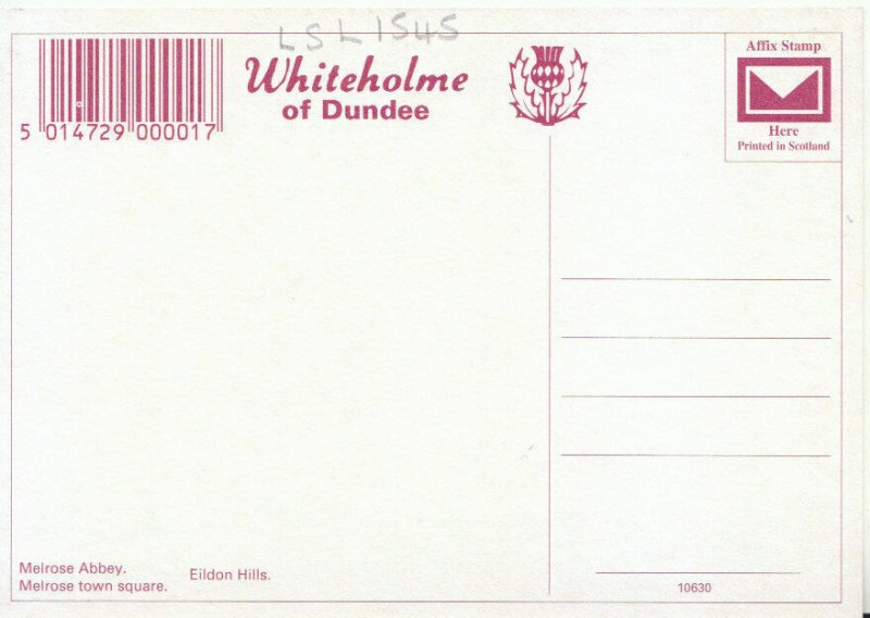 Scotland Postcard - Greetings from Melrose - Roxburghshire - Ref TZ8355