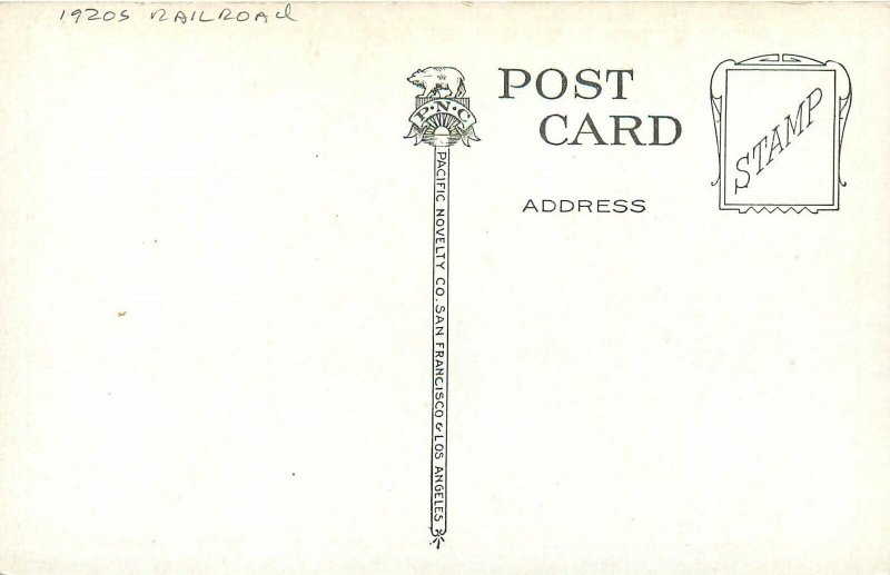 Postcard 1920s Spokane Washington Portland Seattle Columbia River Bridge 24-6818