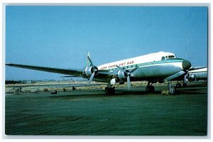 Ho Chi Minh City Vietnam Postcard Air Viet Nam XVNUJ Douglas DC-4 Saigon 1970