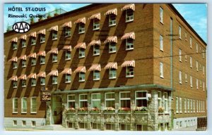 RIMOUSKI Hotel St-Louis QUEBEC CANADA 1965 Postcard