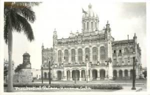 RPPC Postcard Presidential Palace Havana Cuba