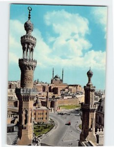 Postcard The Citadel seen through the Minarets, Cairo, Egypt