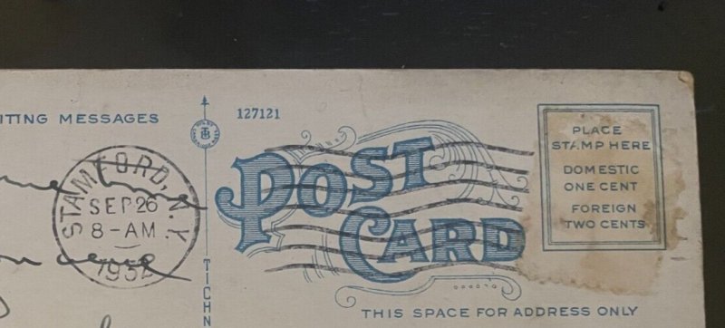 Vintage Postcard 1932 Tower House, Mt. Utsayantha, Catskills, Stamford, New York