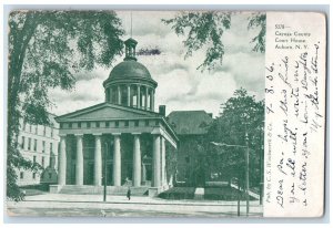 1906 Cayuga County Court House Exterior Road Ausburn New York Vintage  Postcard 