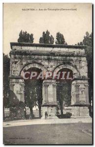 Old Postcard Arc de Triomphe Saintes