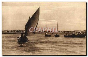 Postcard Old Boat Chatelaillon Plage boucholeurs