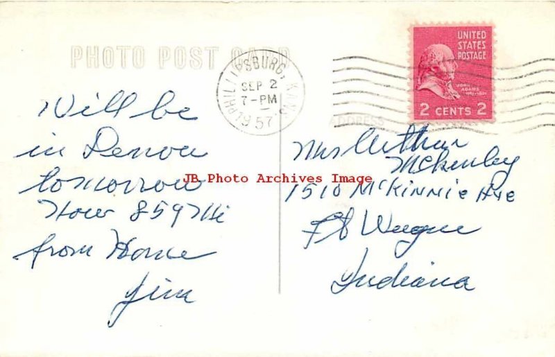 KS, Phillipsburg, Kansas, RPPC, Municipal Building, 1957 PM, Clarke Photo