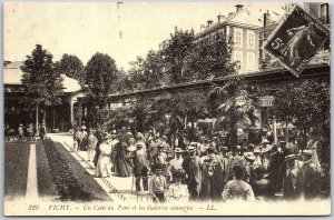 Vichy - Un Coin Du Parc Et Les Galeries Couvertes France Postcard