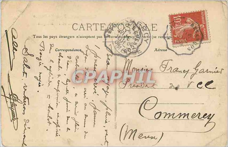 Casamene and Ile Malpas Old Postcard Besancon Vallee