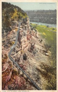 CLIFF STAIRWAY HIGH BRIDGE KENTUCKY POSTCARD 1911