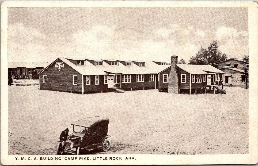 Vintage Postcard YMCA Building Camp Pike Little Rock Arkansas United States Arkansas