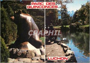 Modern Postcard Luchon The staggered Park