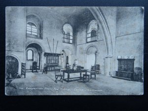 Essex CASTLE HEDINGHAM The Banquetting Hall - Old Postcard by Fredk Artis