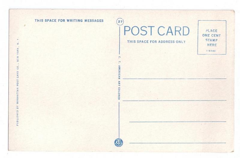 New York Cathedral St John the Divine NY Postcard