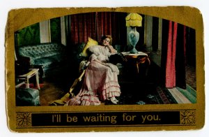 Postcard I'll Be Waiting For You Standard View Card 