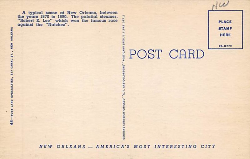 The Famous Steamboat Robert E Lee Loading Cotton Robert E Lee won the Famous ...