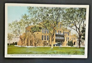 Mint Vintage Albuquerque New Mexico State University Admin Bldg 1920s Postcard