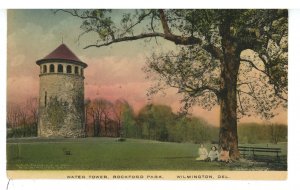 DE - Wilmington. Rockford Park, Water Tower  (hand-colored)