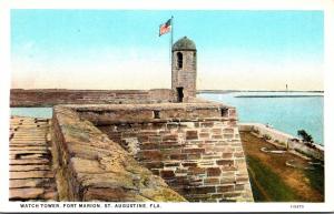 Florida St Augustine Fort Marion Old Watch Tower Curteich