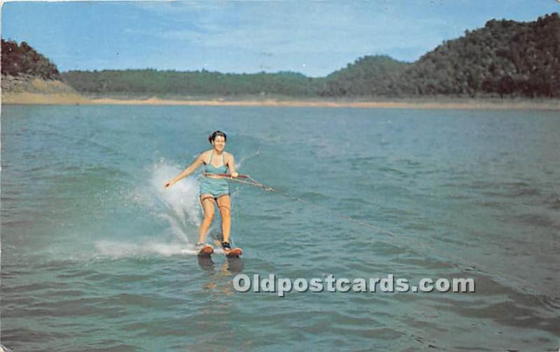 Water Skiing, South Holston Lake Abingdon, Virginia, VA, USA Water Skiing 1956 