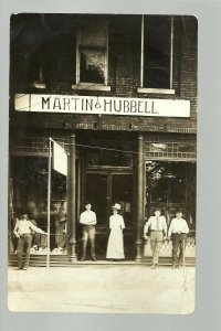 Richmond MISSOURI RP c1910 GENERAL STORE Martin & Hubbell nr Excelsior Springs