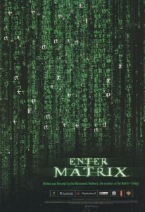 Enter The Matrix Sci Fi Film Advertising Postcard