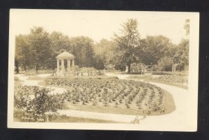 RPPC KEOKUK IOWA RAND PARK GAZEBO VINTAGE REAL PHOTO POSTCARD