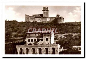 Modern Postcard Assisi the Rocca Maggiore