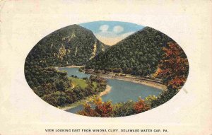 Delaware Water Gap from Winona Cliff Pennsylvania 1923 postcard