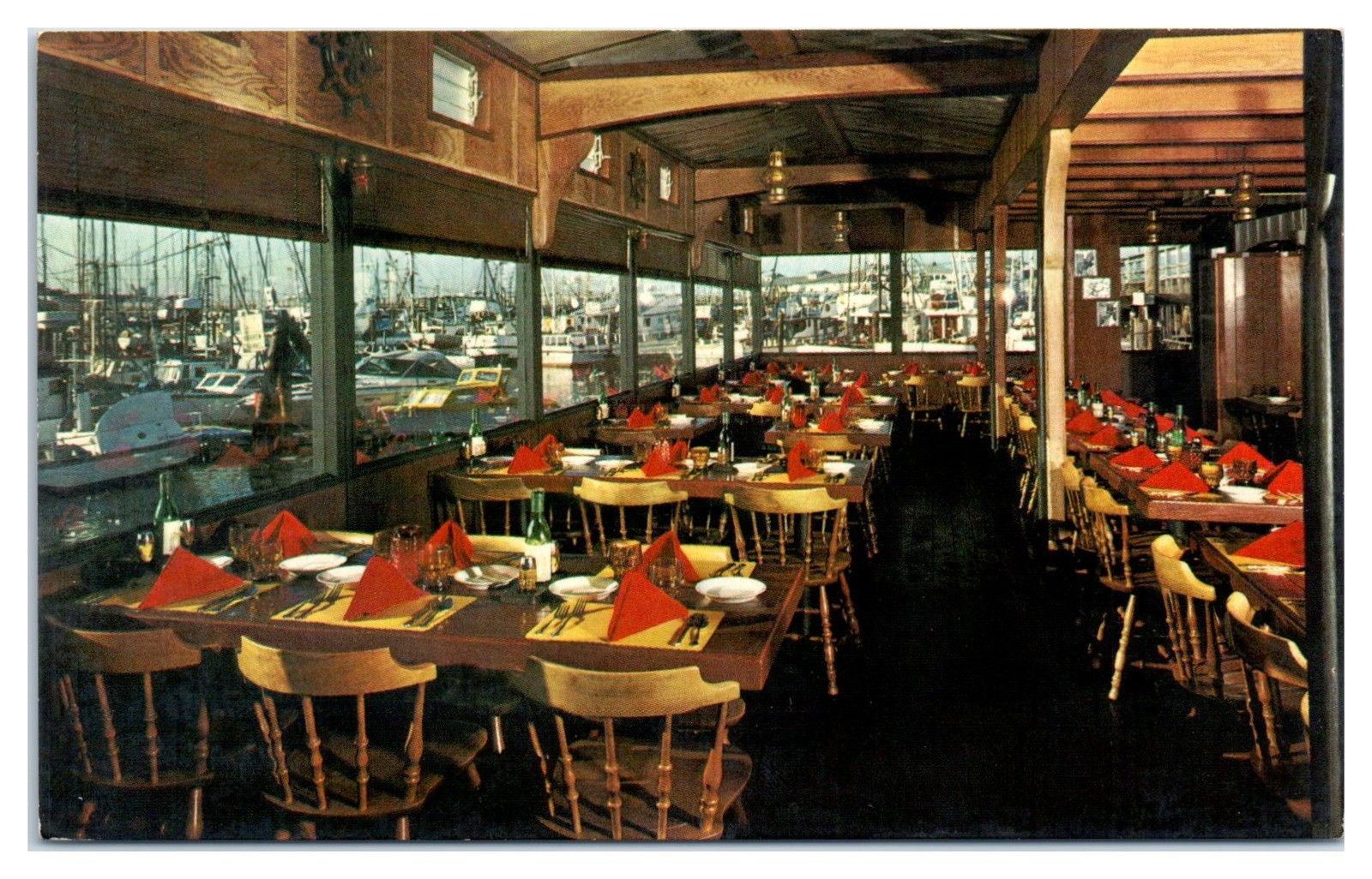 1960s/70s Windjammer Restaurant, Monterey, CA Postcard United States